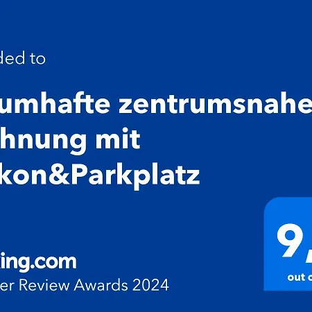 Feelslikehome - Traumhafte Zentrumsnahe Mit Balkon&parkplatz *